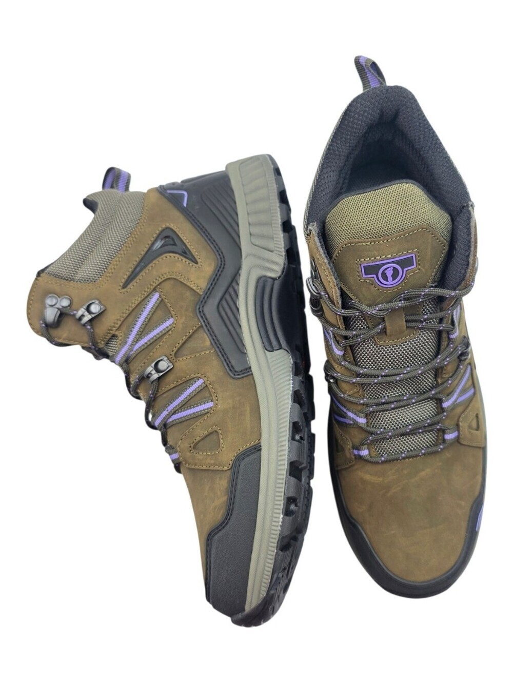 Orthofeet Dakota Women's Waterproof Hiking Boots Olive Brown Size 12 - Picture 6 of 12